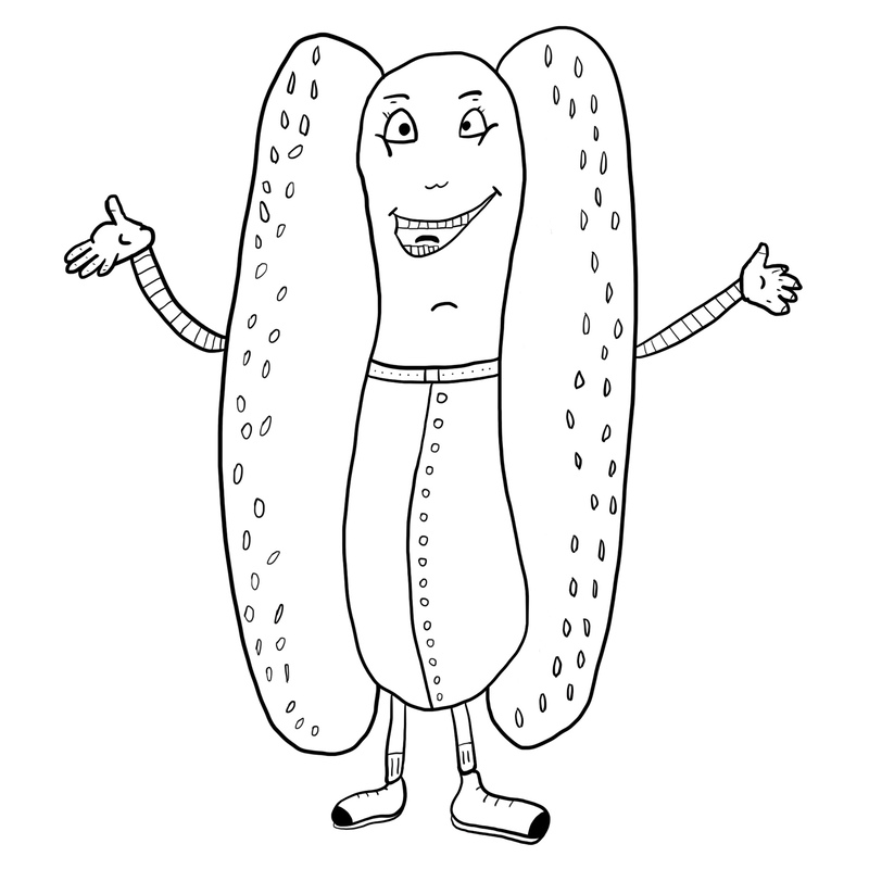 PD 26 - Cartoony Hot Dog