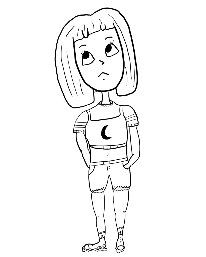 PD 32 - Cute Cartoony Girl